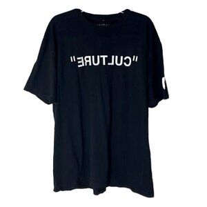 ❤️ VANDAL-A OG Black T Shirt (Authentic) Culture ￼Upsides Down Size XXL